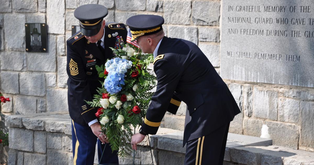 'We pause to honor them' National Guard marks Memorial Day in Marietta