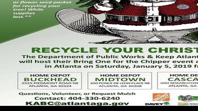 Where In Buckhead And Sandy Springs Can You Have Your Christmas Tree Recycled Find Out Here Community Mdjonline Com