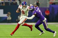 Giants put it all on QB Daniel Jones, and he shined in playoff win over  Vikings