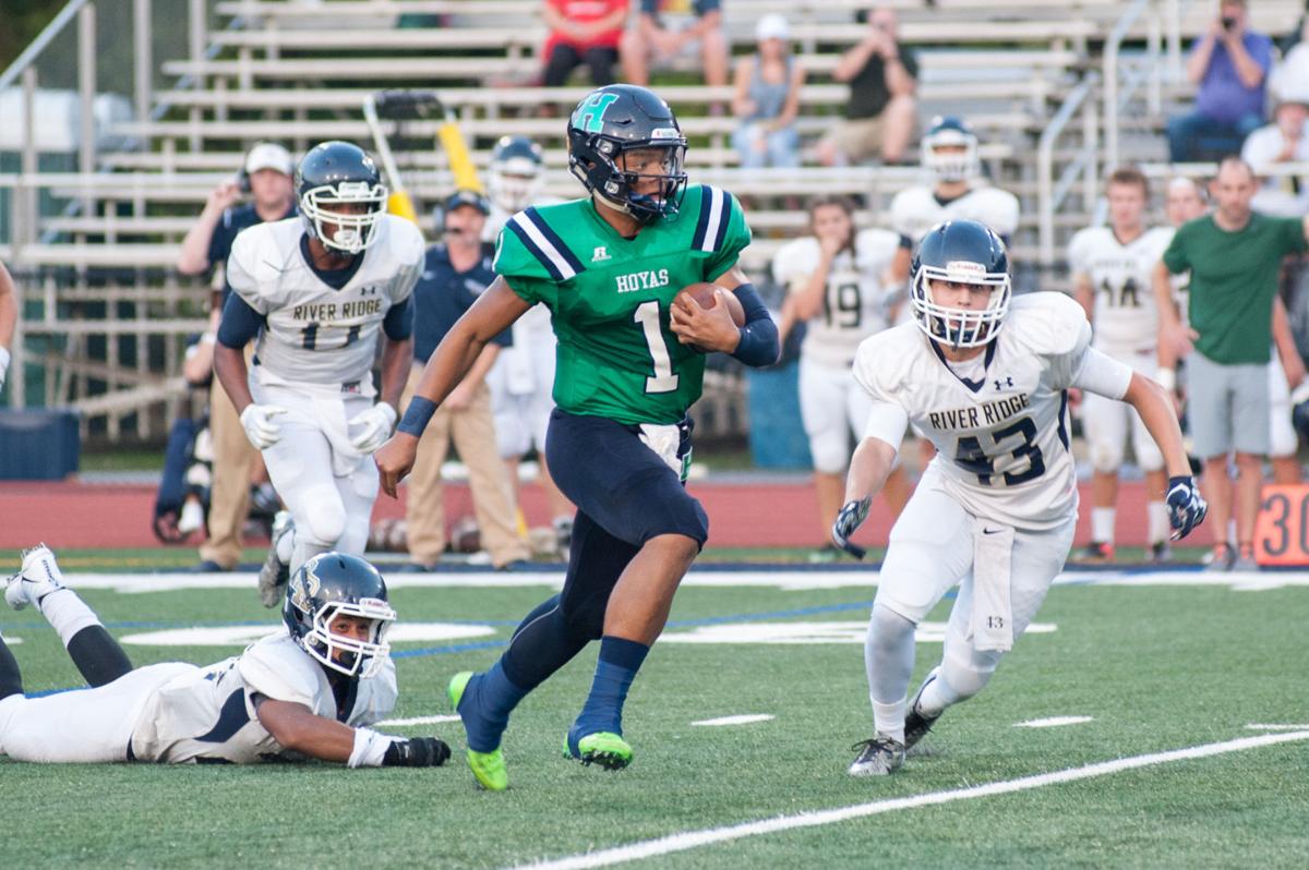 Wr Steven Peterson Stars As Hoyas Rout Knights Cobb Football