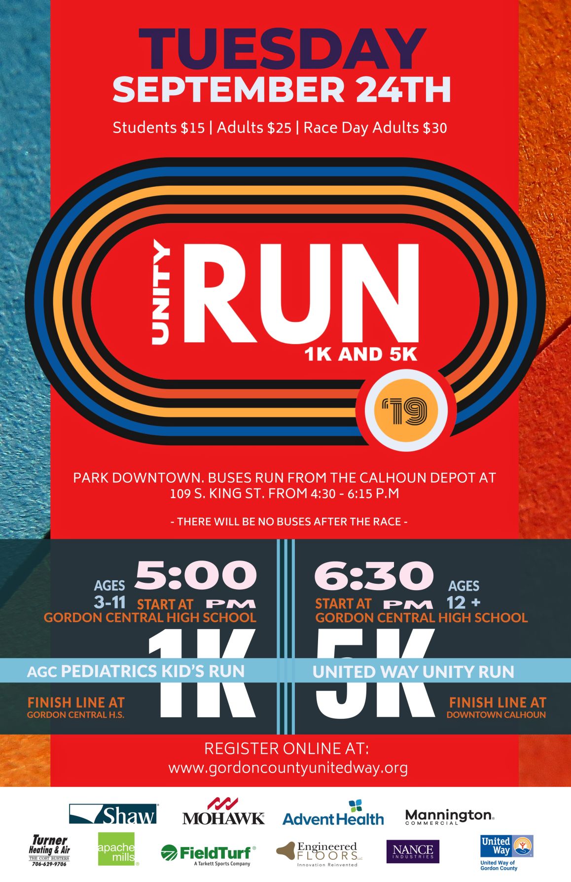 Unity Run Xxvi Planned For Sept 24 Registration Now Open