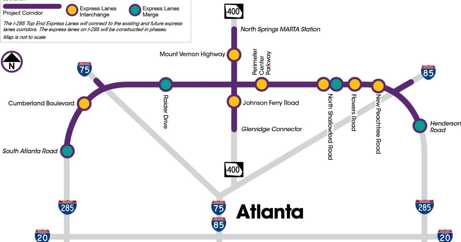 Georgia DOT moving ahead with I-285 toll lanes - Vimarsana News