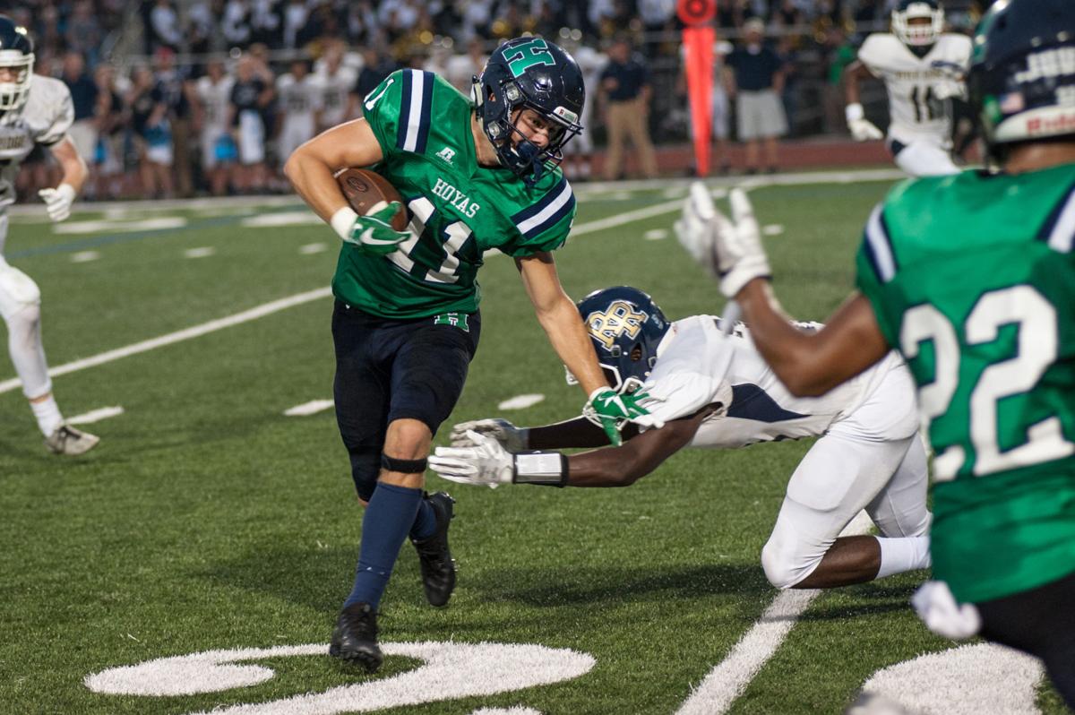 Wr Steven Peterson Stars As Hoyas Rout Knights Cobb Football