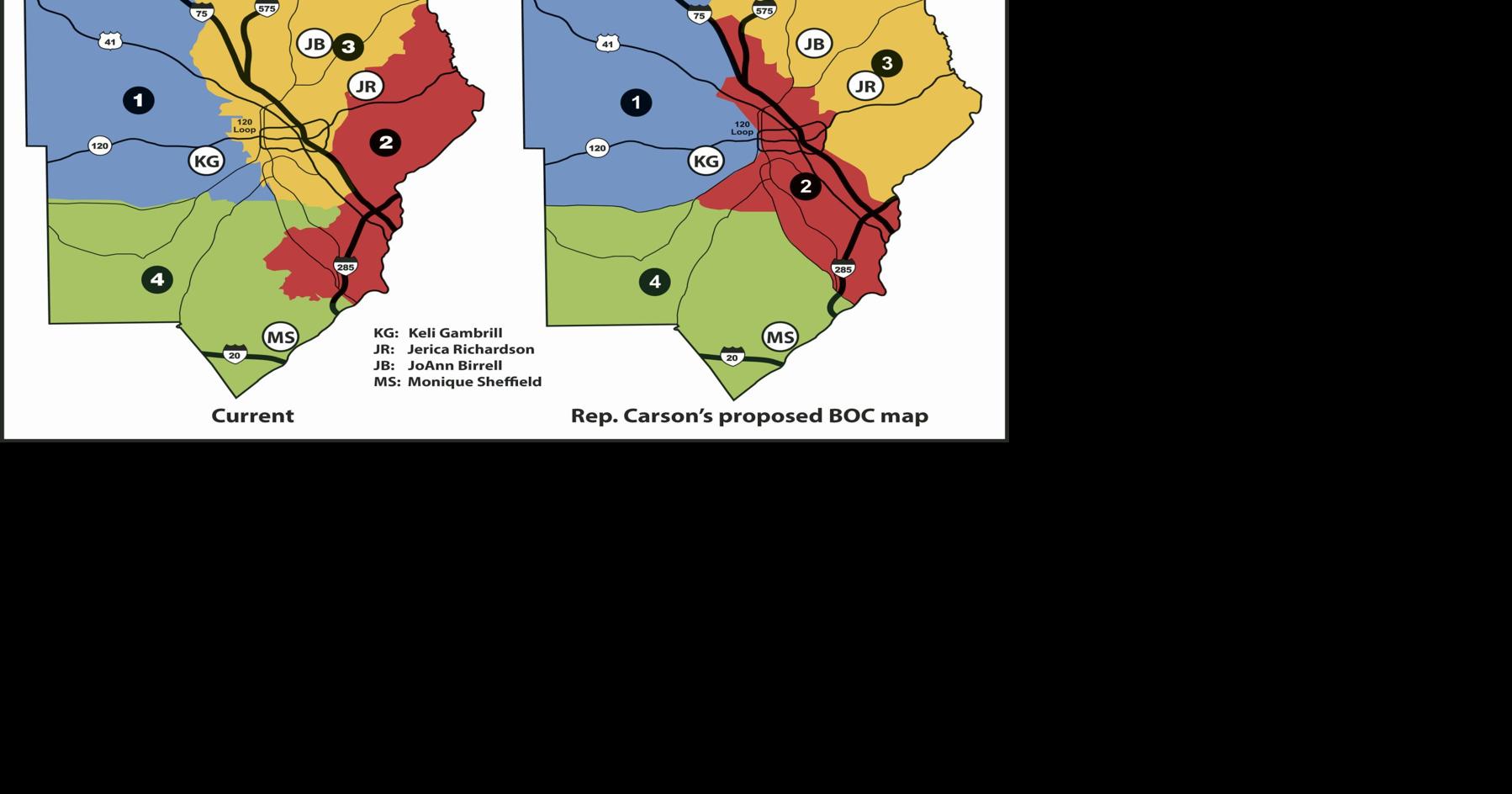 Cobb County Georgia Map Georgia House Passes Gop-Sponsored Cobb Board Of Commissioners Map | |  Mdjonline.com