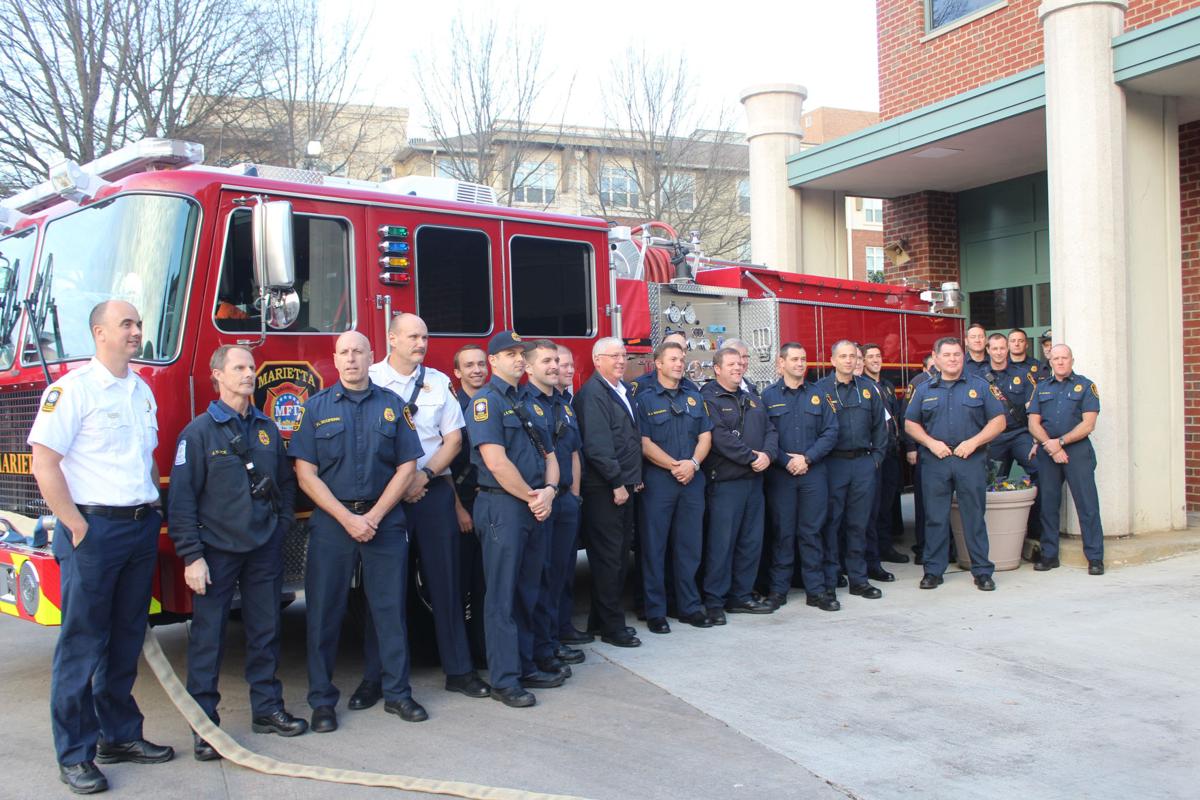 Four New Firetrucks Placed In Service At Marietta Fire Department
