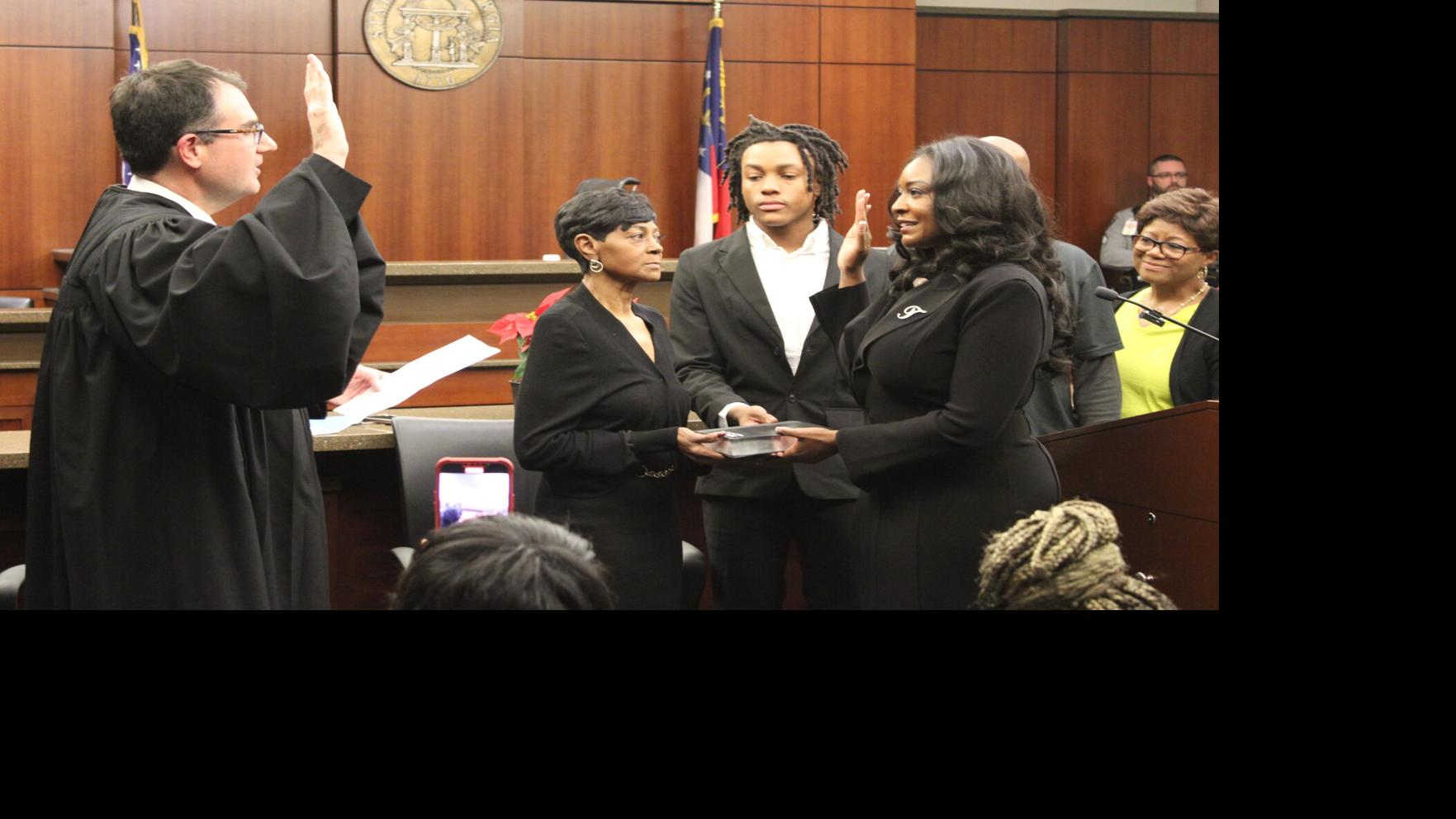 Tahnicia Phillips Sworn in as Cobb #39 s New State Court Clerk News