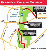 New Kennesaw Mountain Trail Map