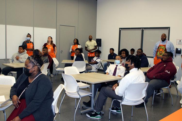 Fulton Leadership Academy students tour Home Depot fulfillment center