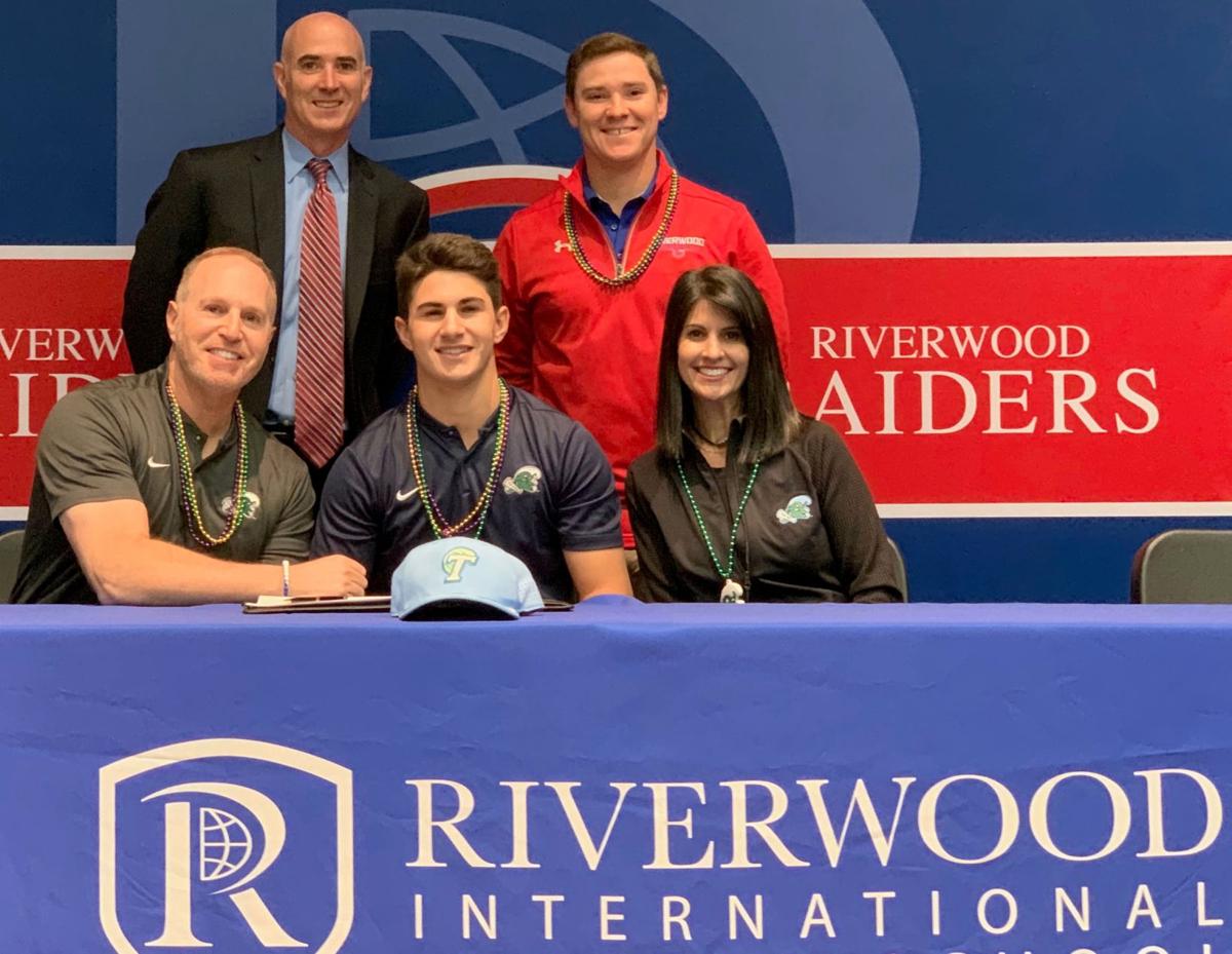 121819_MNS_full_Riverwood_signees_002 Chase Engelhard Hadley Engelhard Suzy Engelhard Michael Mezzio Trey Henson