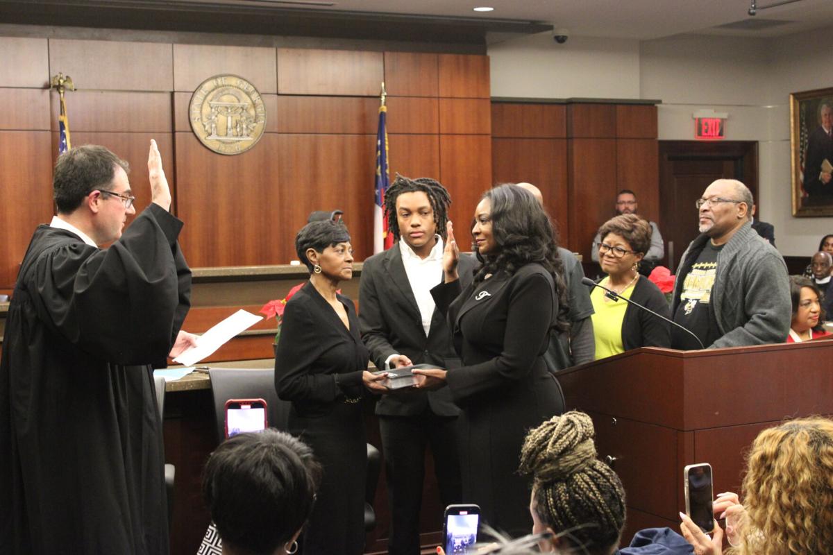 Tahnicia Phillips Sworn in as Cobb #39 s New State Court Clerk News