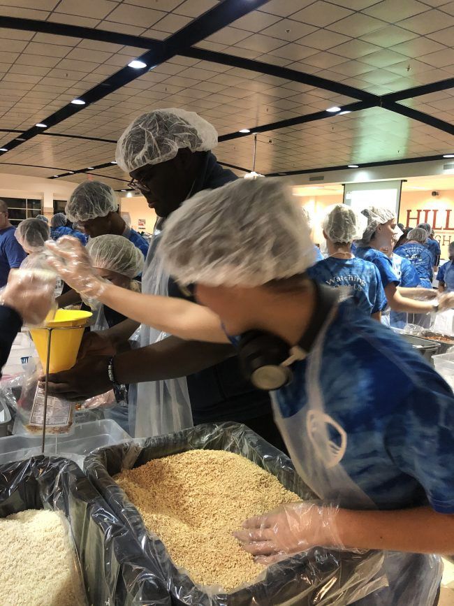 Hillgrove High School Band Marches Out Hunger Education