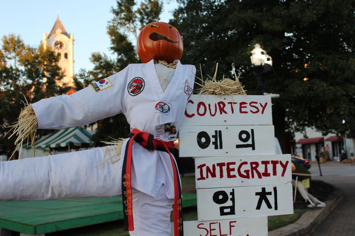 Moohan Martial Arts Academy scarecrow