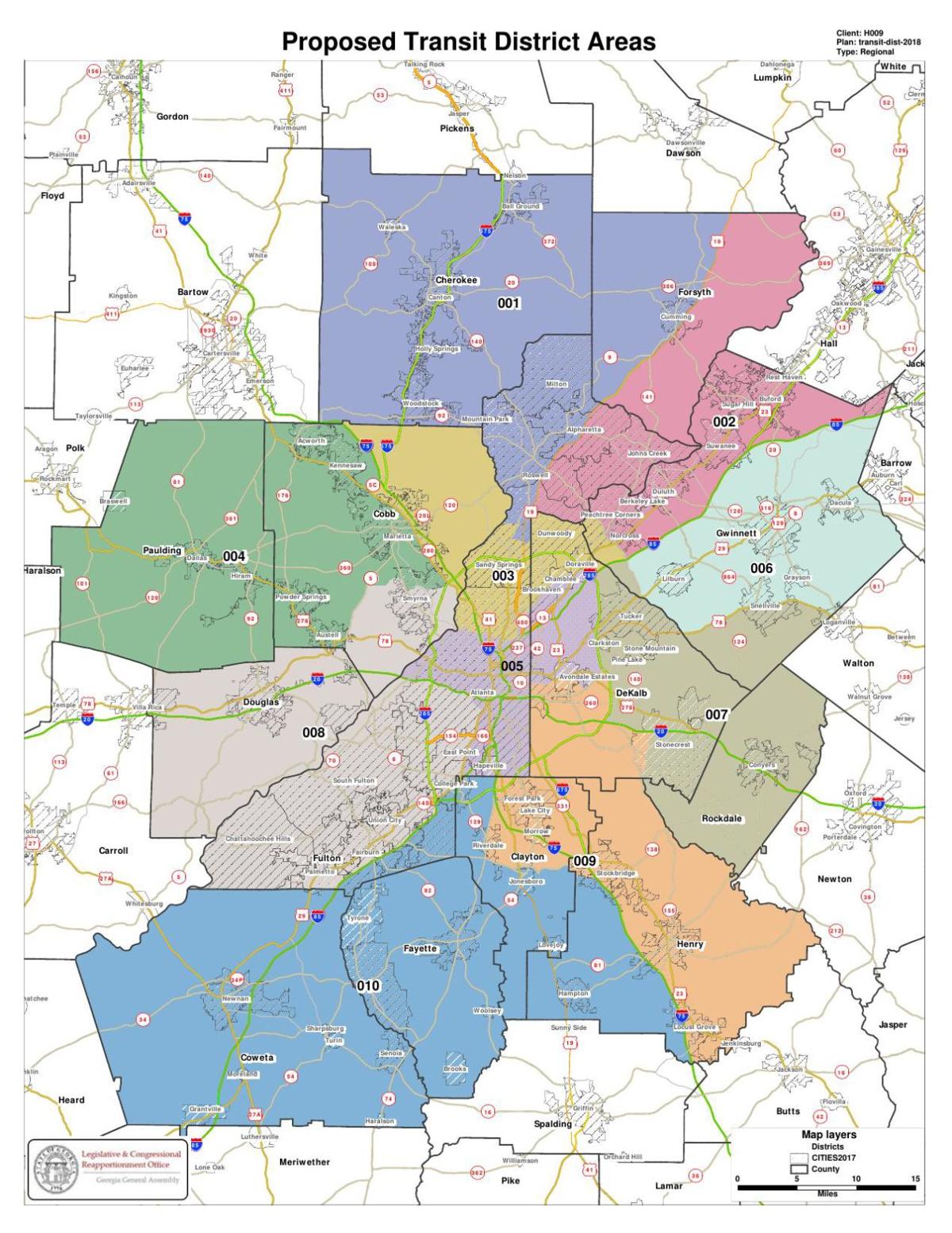 Atlanta Fulton County Map