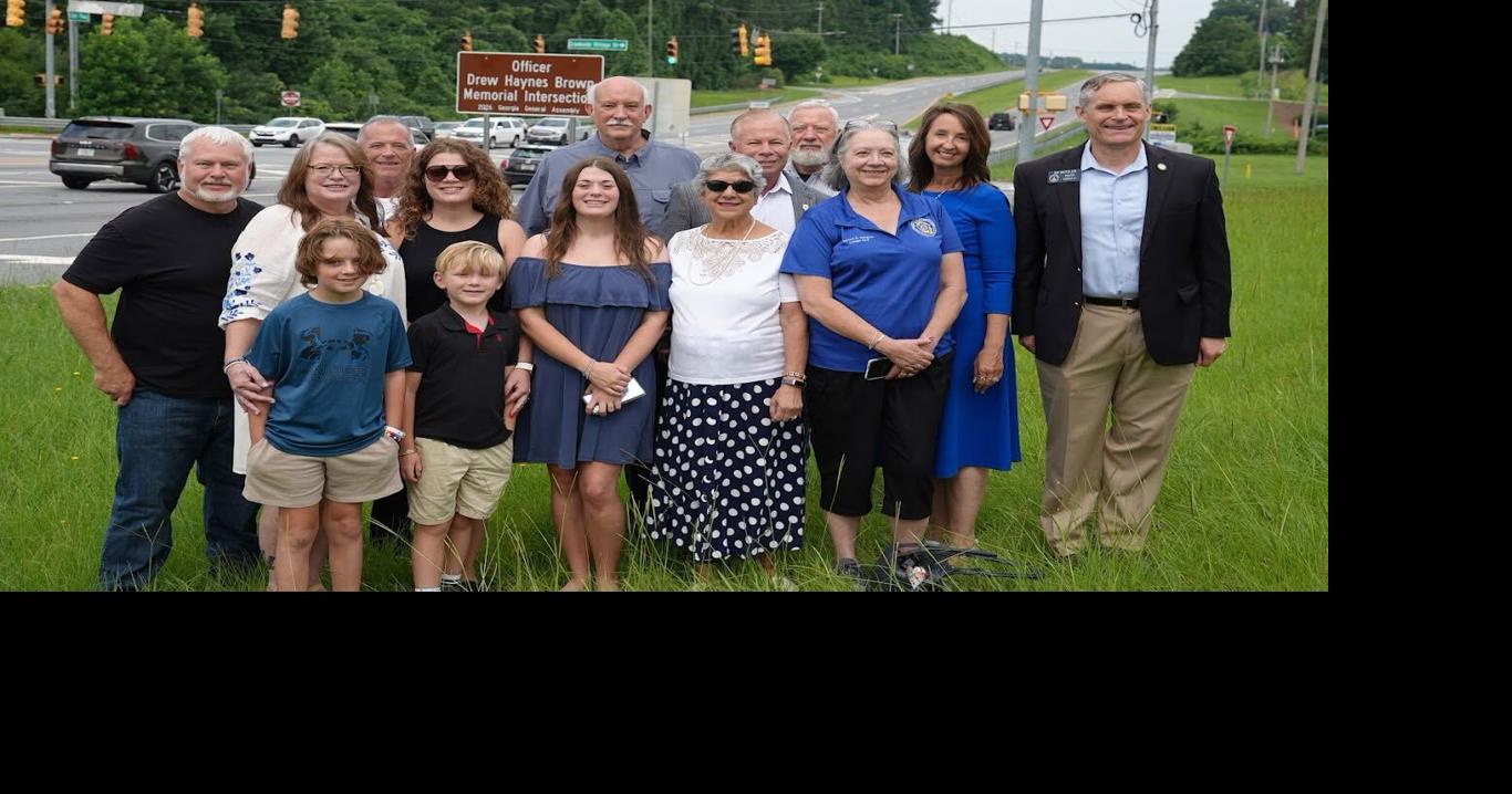 Intersection renamed in honor of Cobb Police officer killed in drunk driver crash