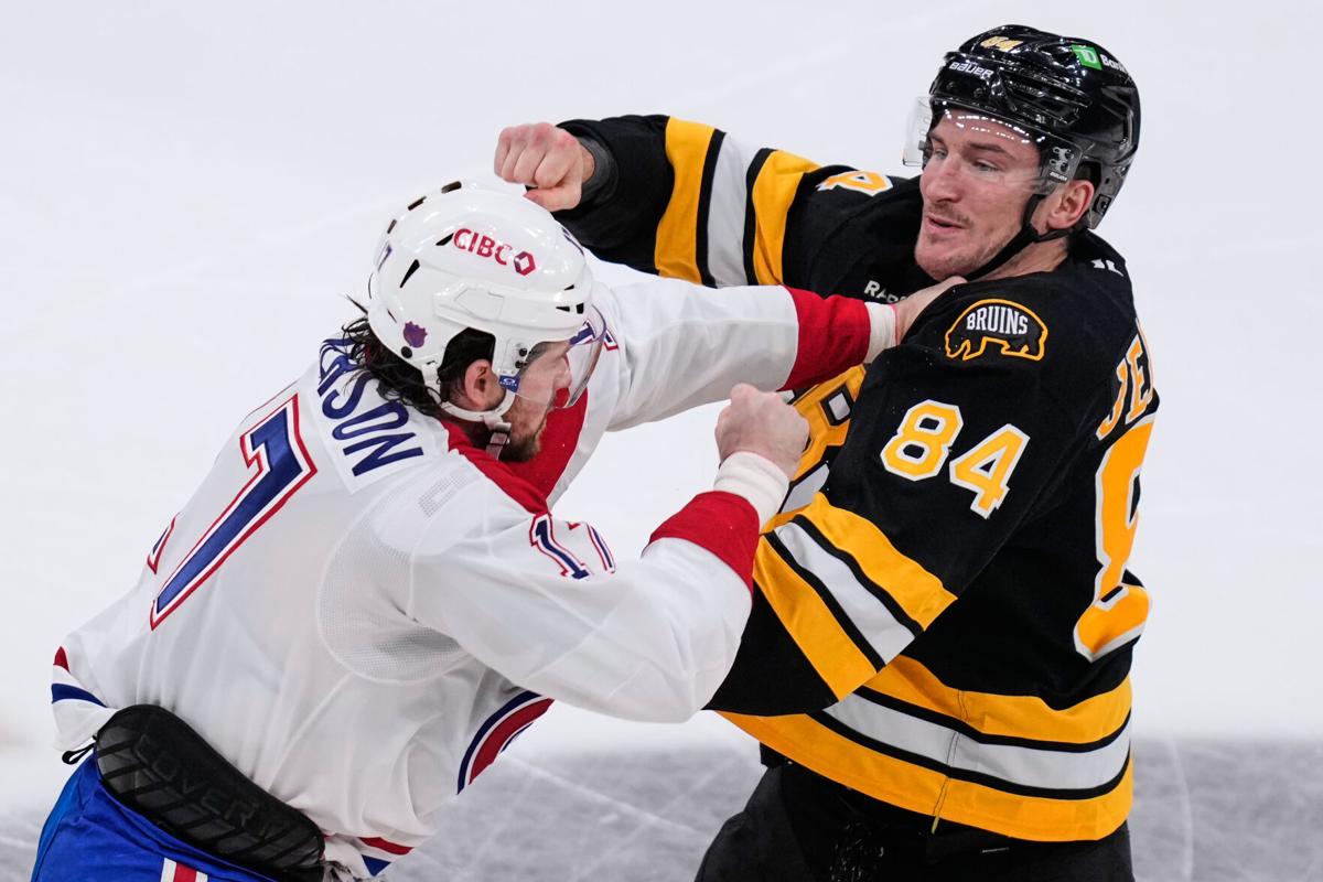 Old rivals Bruins, Canadiens drop gloves at opening faceoff, again later in  1st period | Wire | mdjonline.com