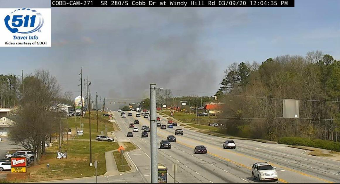 South Cobb Drive Shut Down Due To Fire At Storage Buildings News Mdjonline Com