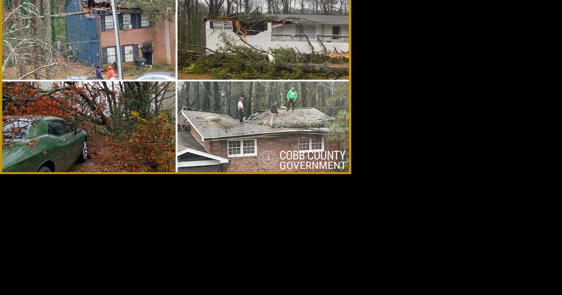 Cobb Homes Damaged by Downed Trees During Saturday Night Storms | Local ...