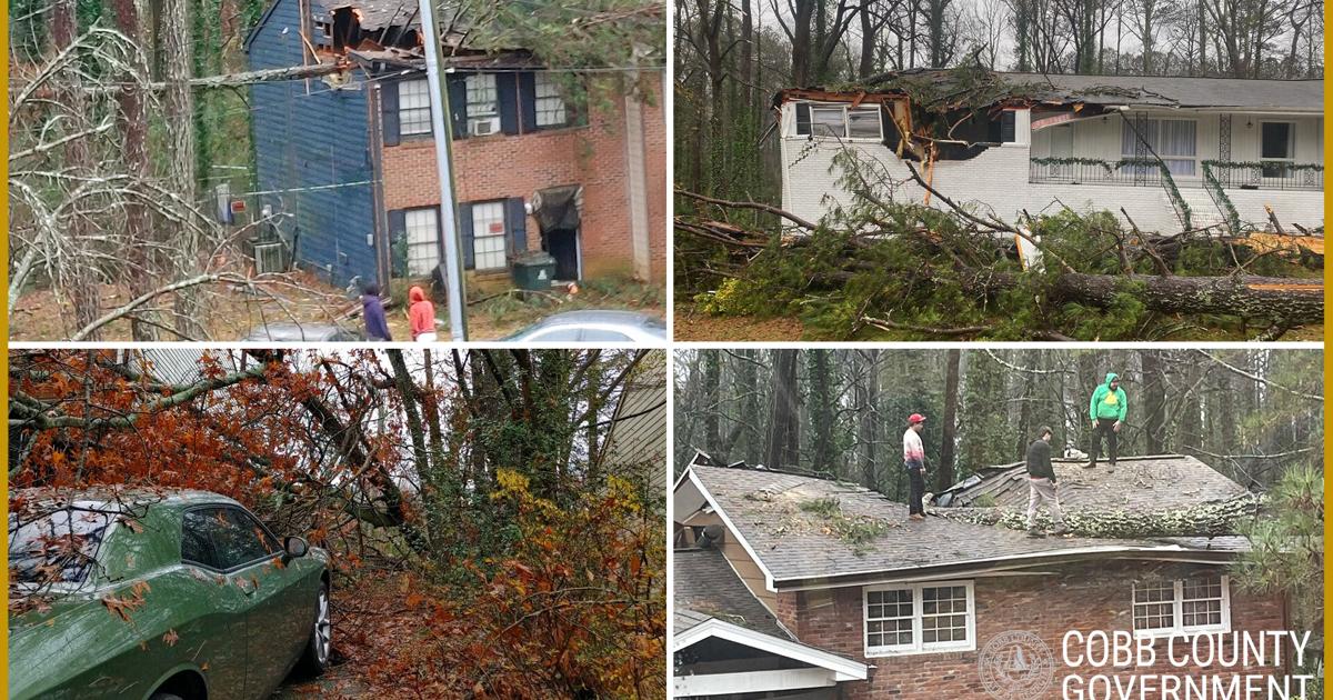 Cobb Homes Damaged by Downed Trees During Saturday Night Storms | Local ...