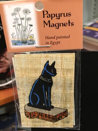 Cat papyrus magnet
