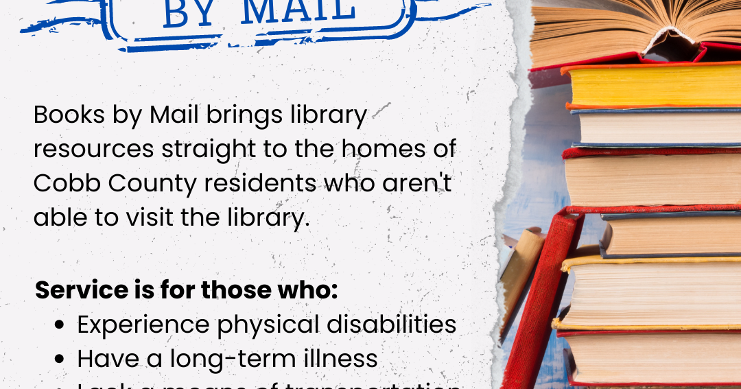 Cobb County Library launches Books by Mail Service Lifestyle