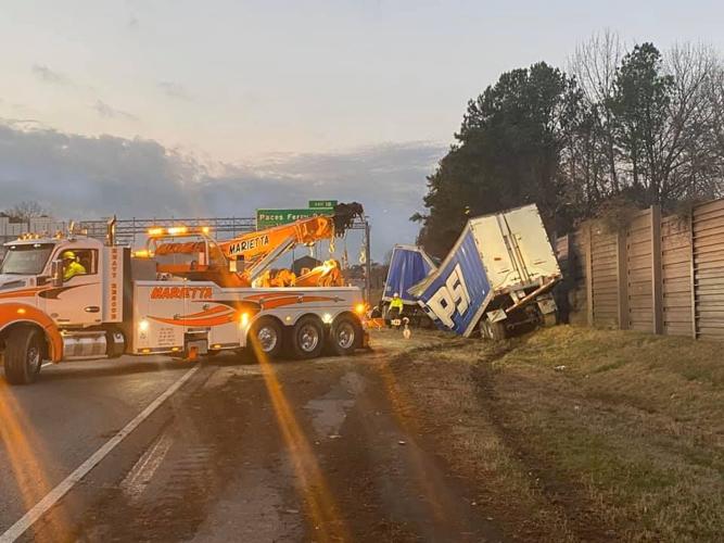 Pepsi Truck Crashed On I 285 At Vinings Police Say News Mdjonline Com