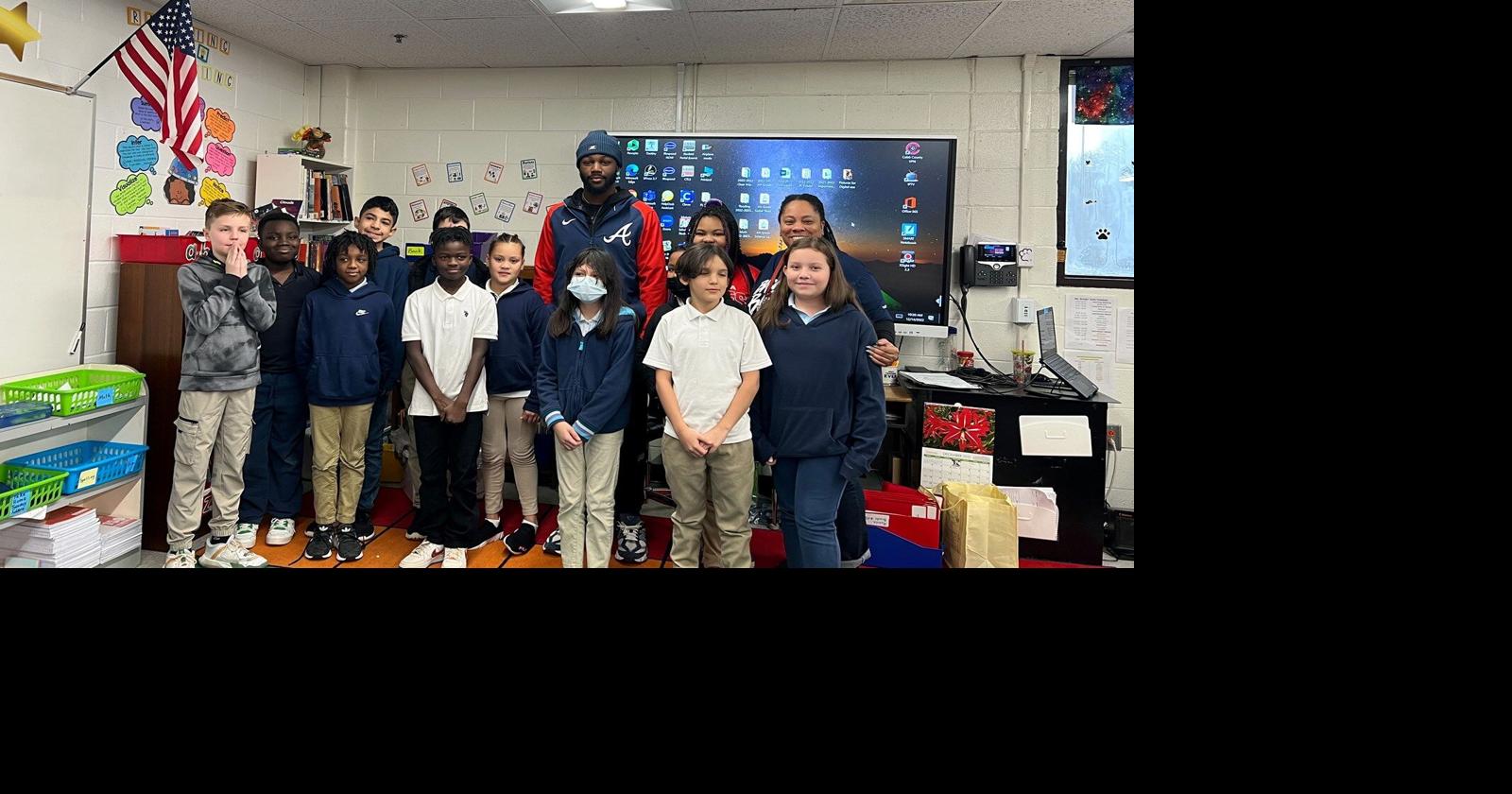 Atlanta Braves bring Season of Giving, Rookie of the Year to Green