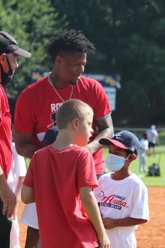 Acuna Jr. helps youths hone baseball skills