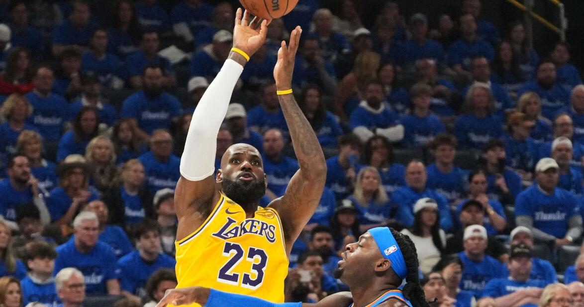 Lakers Thunder Basketball