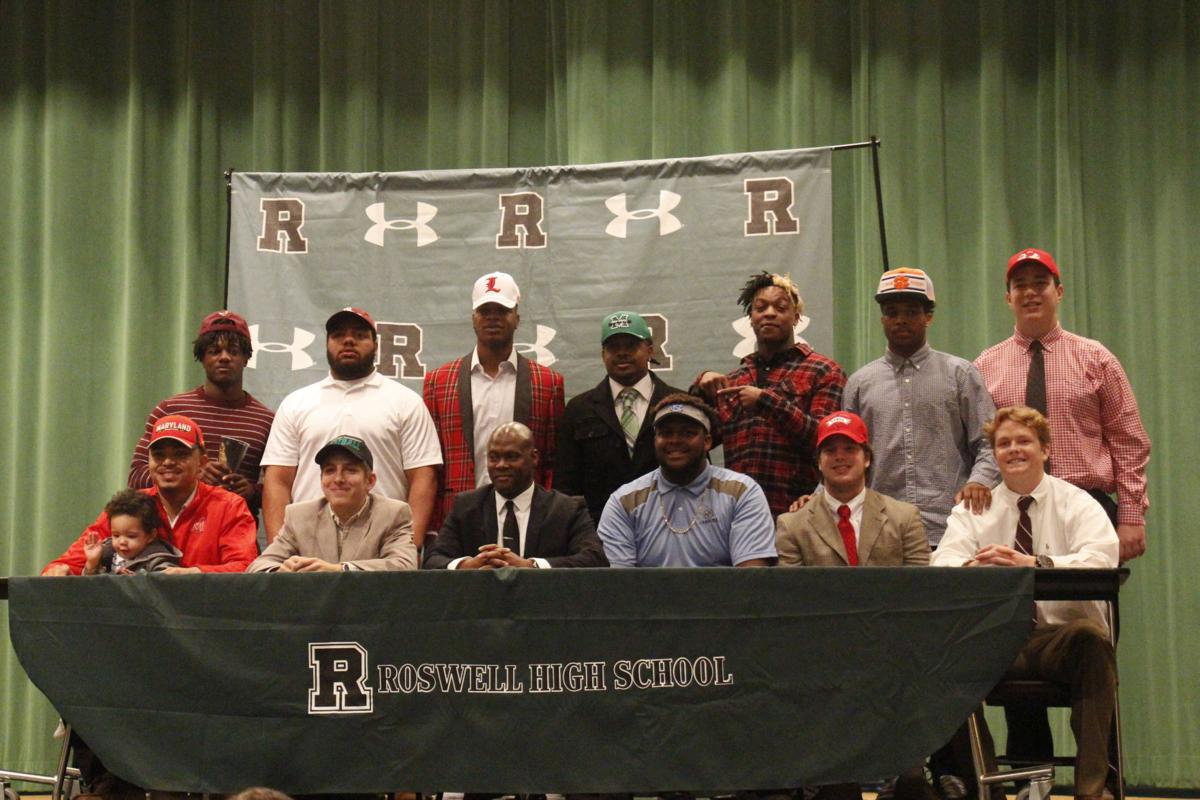 Roswell High School signing day spotlights football players accepting