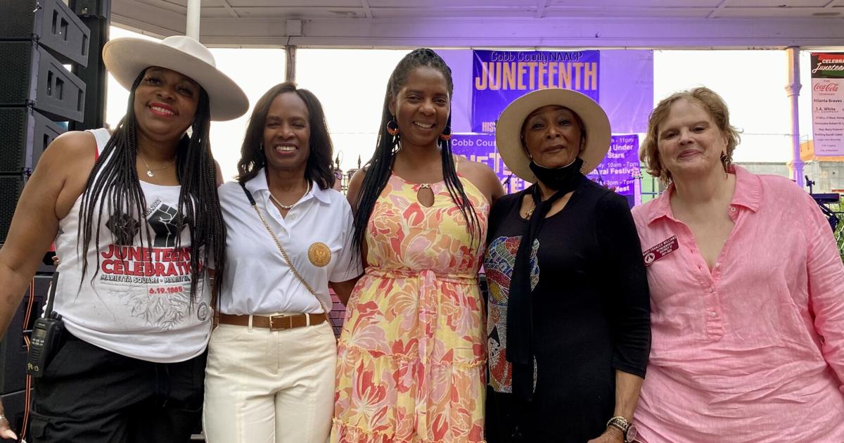 PHOTOS Cobb NAACP kicks off celebration on Marietta Square