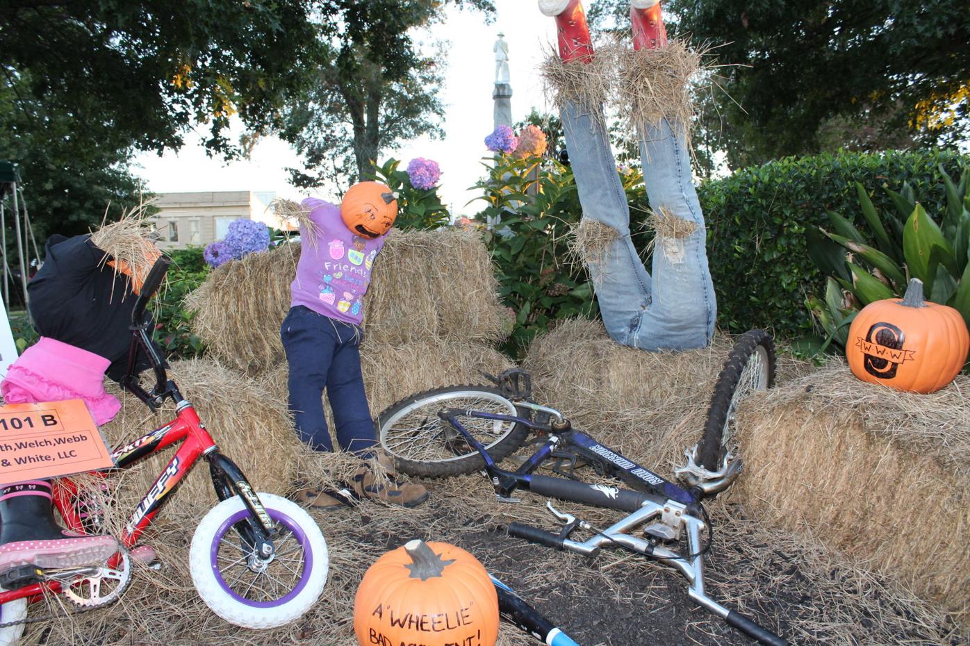 Wheelie scarecrow