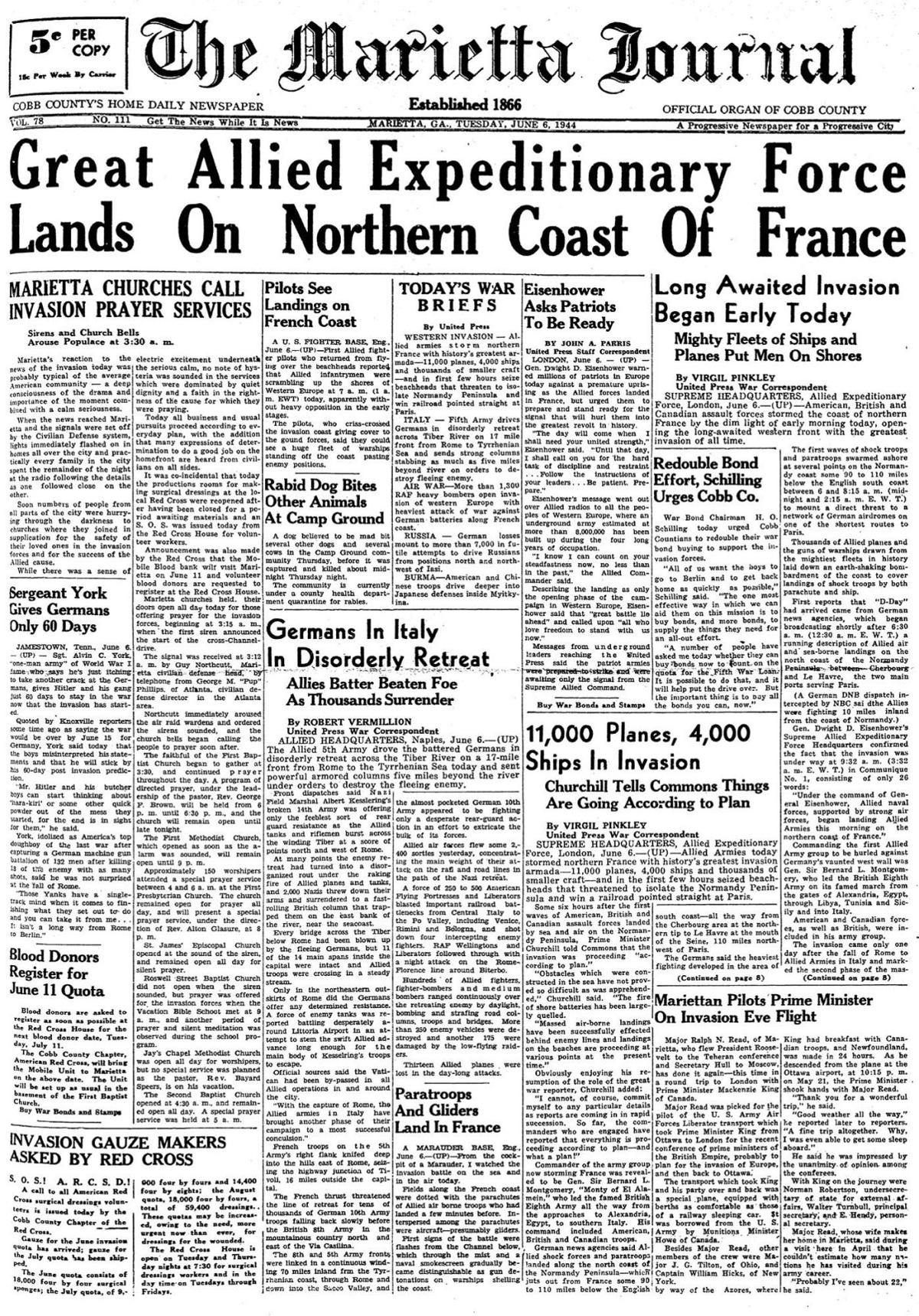 Mdj Time Capsule The 75th Anniversary Of The D Day Invasion
