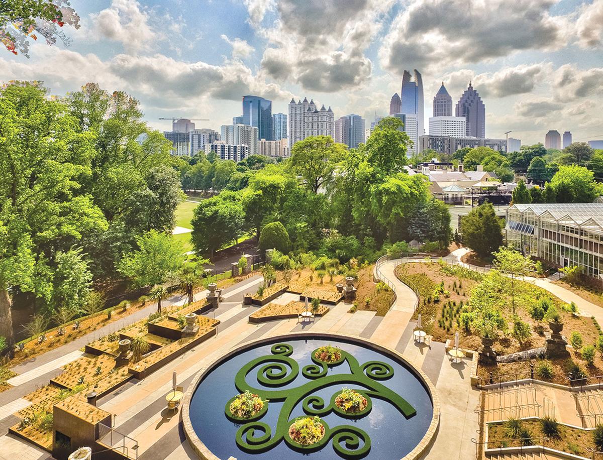 Atlanta Botanical Garden Opens Skyline Garden Northside Sandy