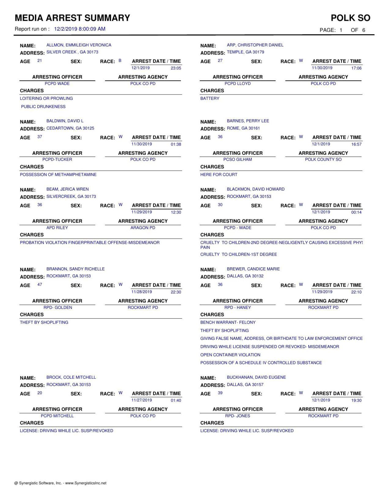 Polk County Ga Jail Roster - oz74fl2