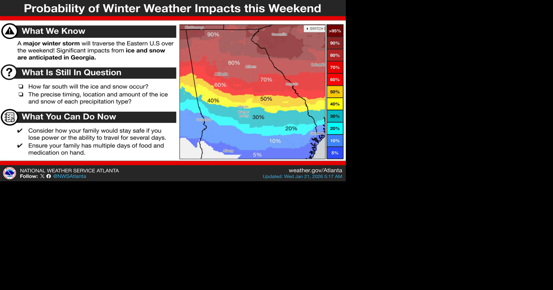 Cobb braces for possible ice, snow and freezing rain this weekend ...