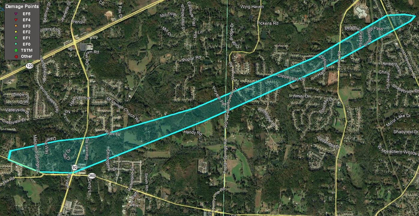 Tornado Which Traveled Through Paulding And West Cobb Damages Homes But Causes No Injuries News Mdjonline Com