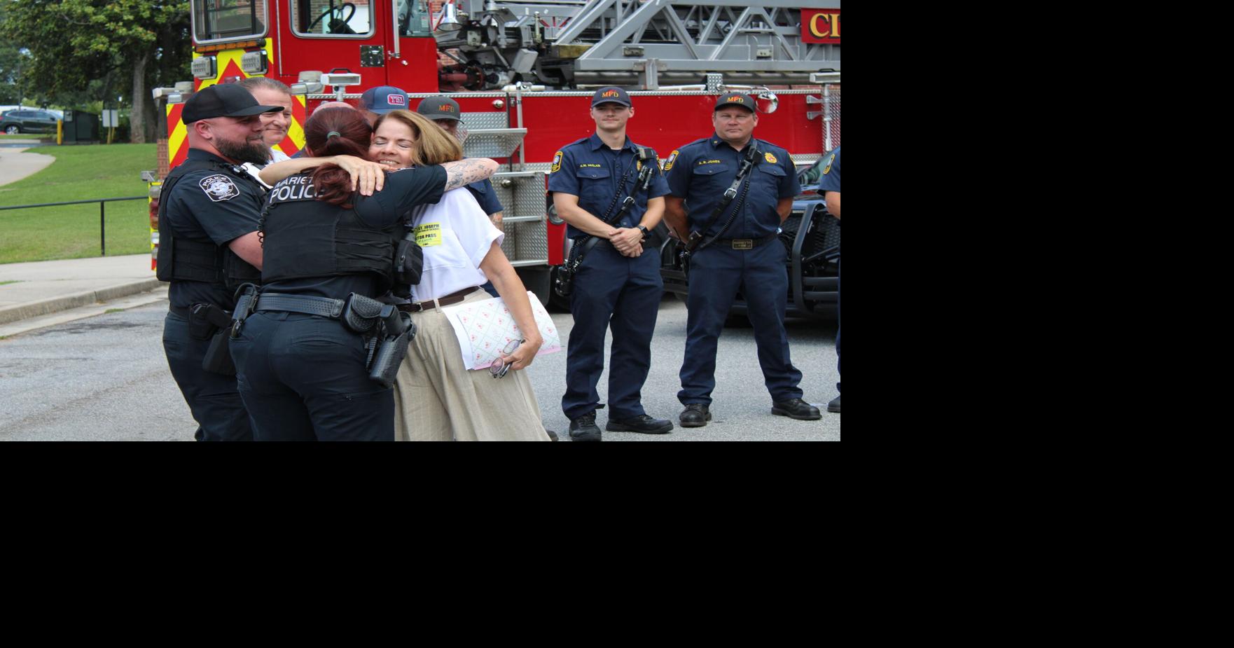 Lightning strike survivor thanks first responders who revived her at Marietta church