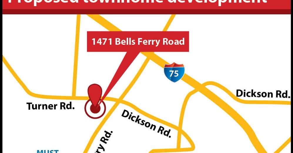 Cobb tables Bells Ferry townhome development