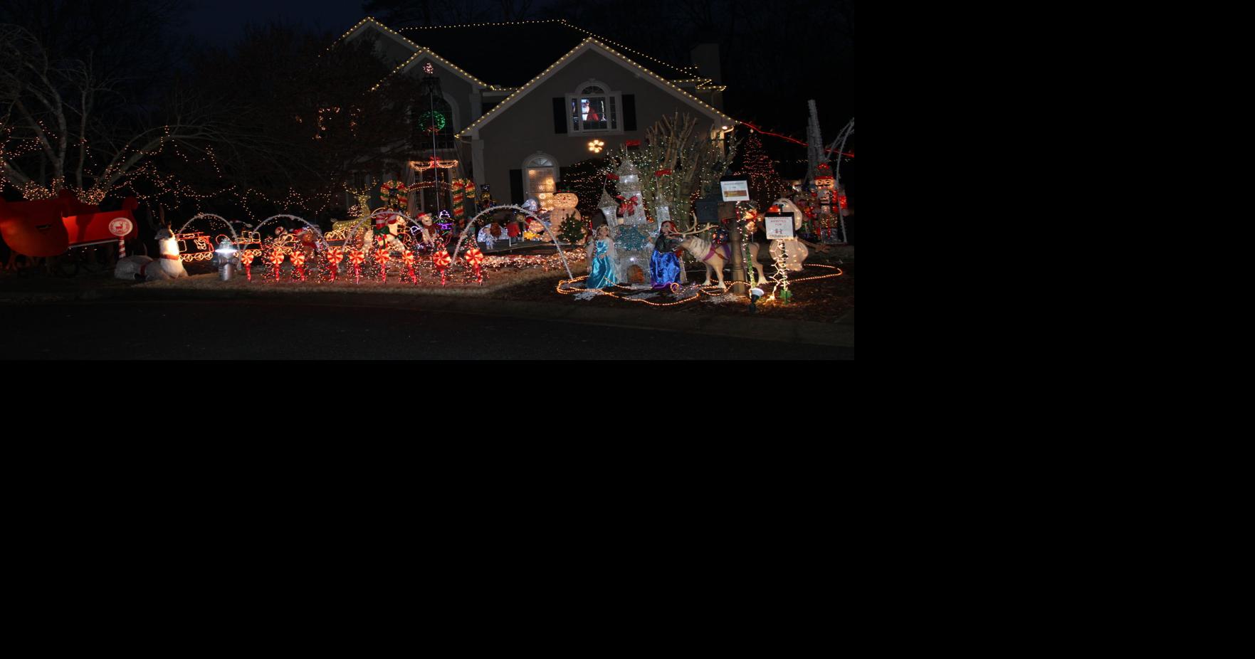 East Cobb home features thousands of Christmas lights in sync with