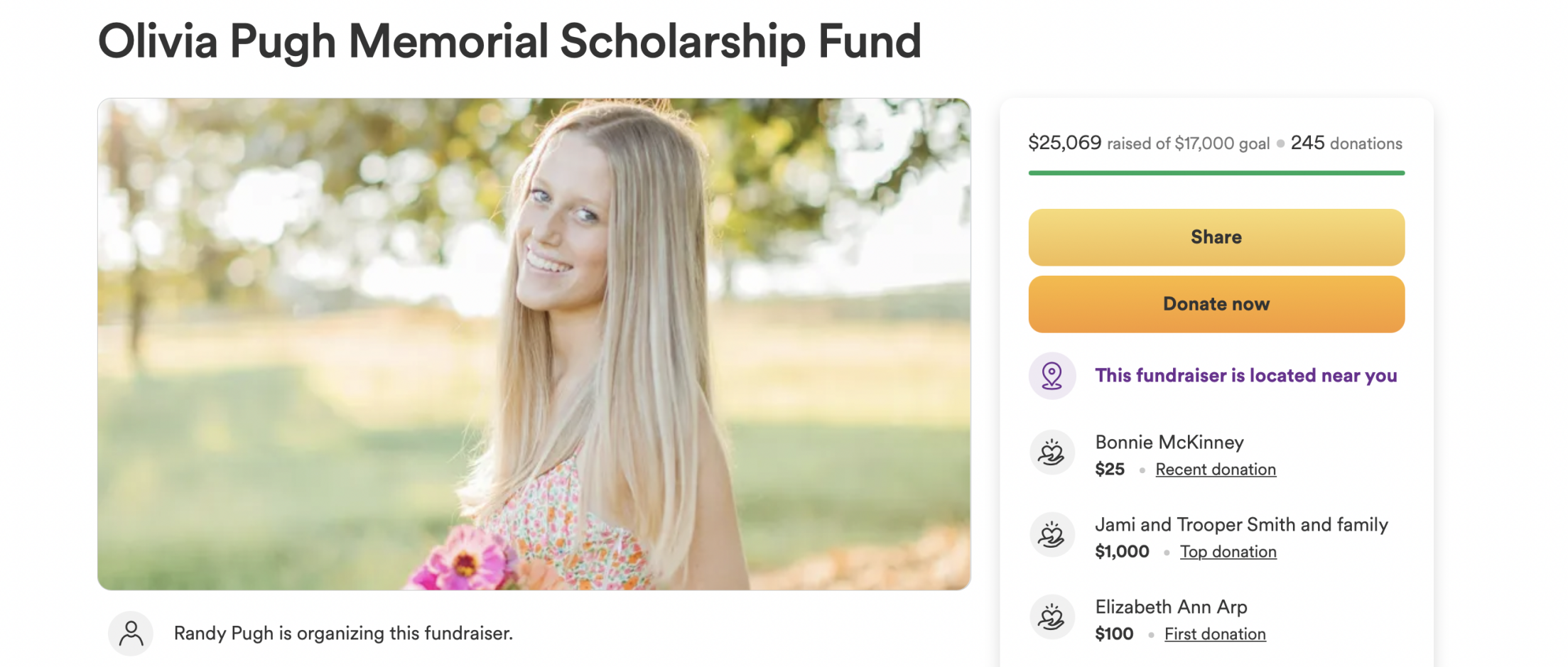 Scholarship Created in Honor of Harrison High Student Killed By Alleged ...