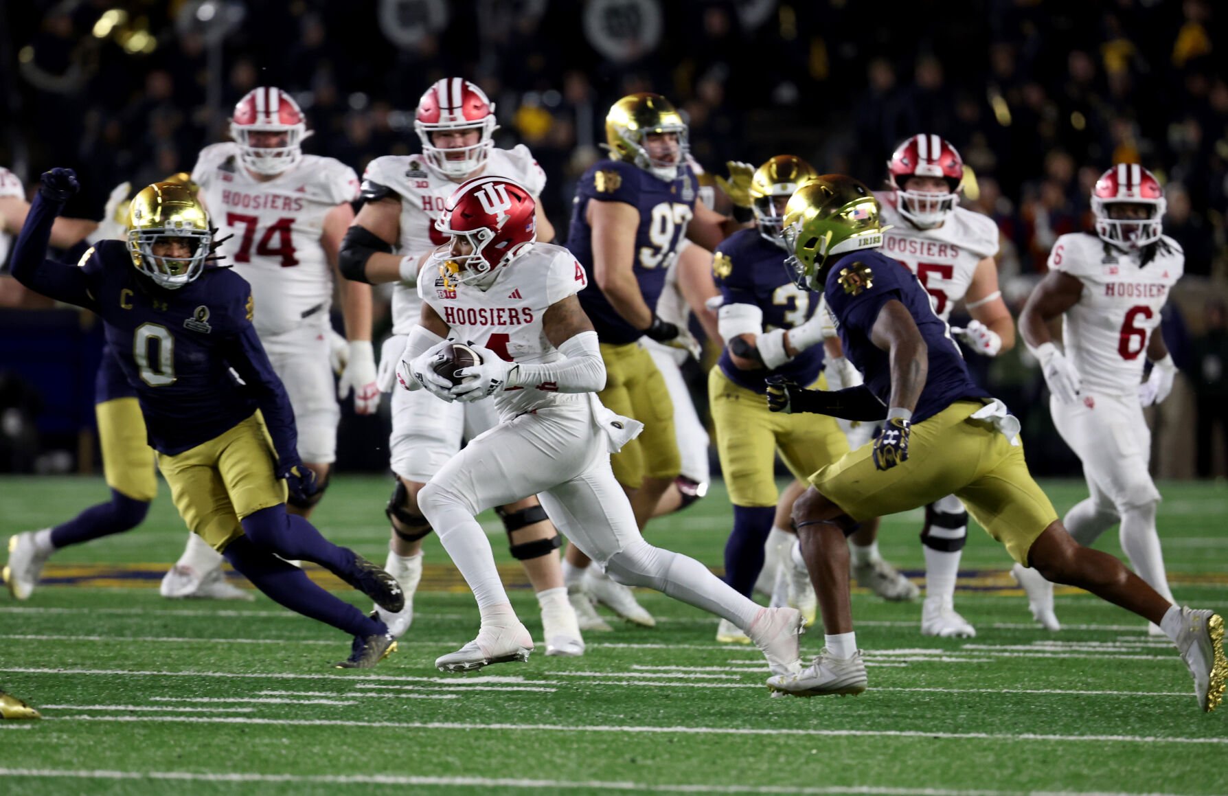 NCAA Football: CFP National Playoff First Round-Indiana At Notre Dame ...