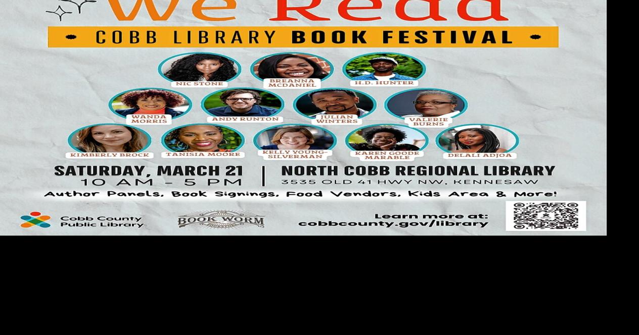 Together We Read: Cobb Library Book Festival is March 21 | Lifestyle ...