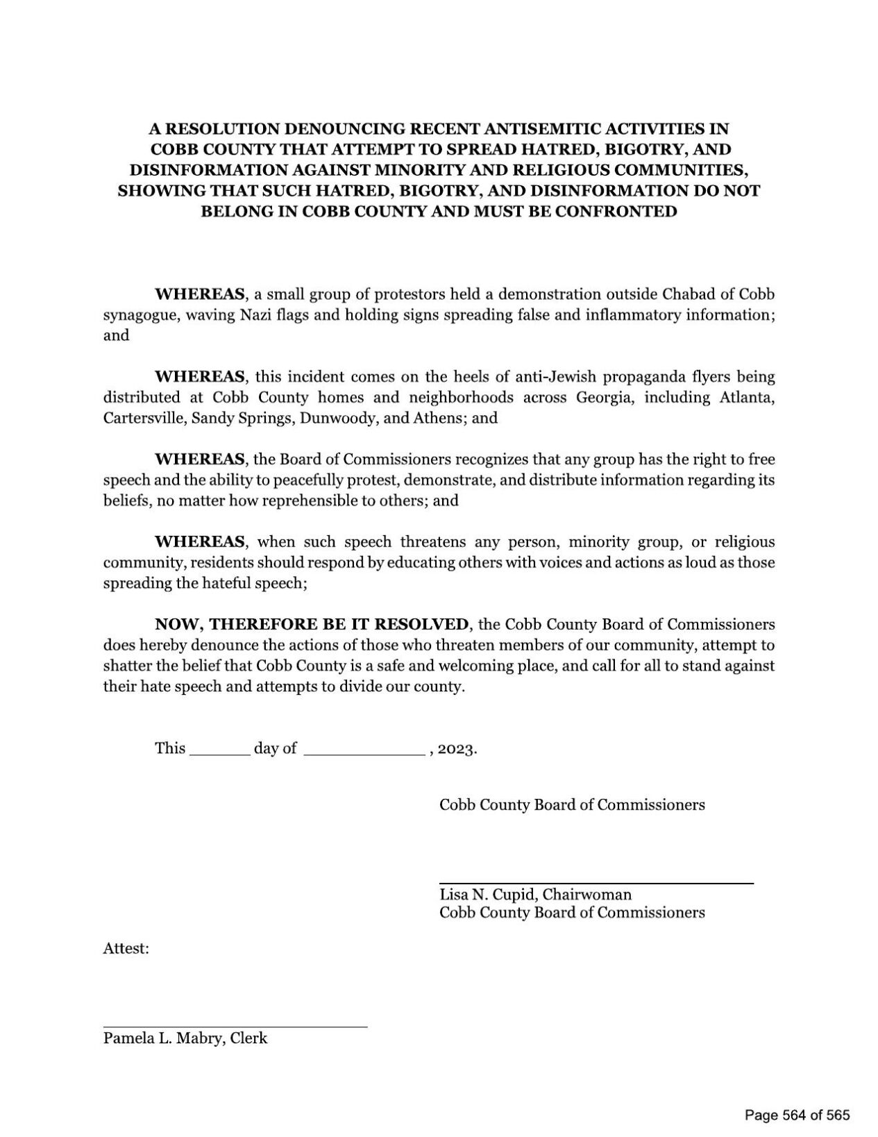 Cobb County resolution | | mdjonline.com