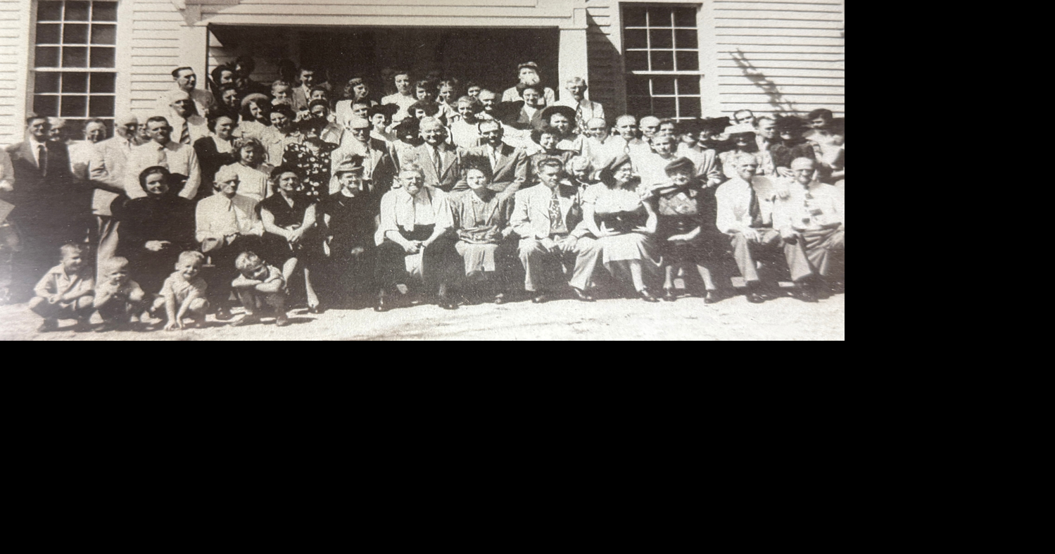 Press Photos - Date Uncertain - Congregation in Front of Church (pre 1952)