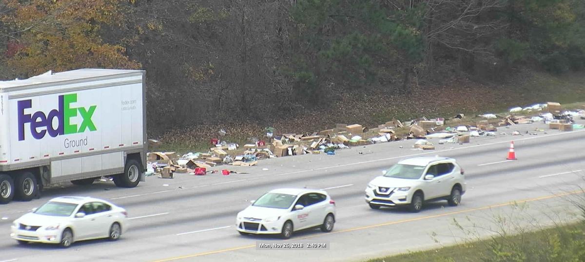FedEx trucks collide, spill cargo on I-75 in Cobb | News | mdjonline.com