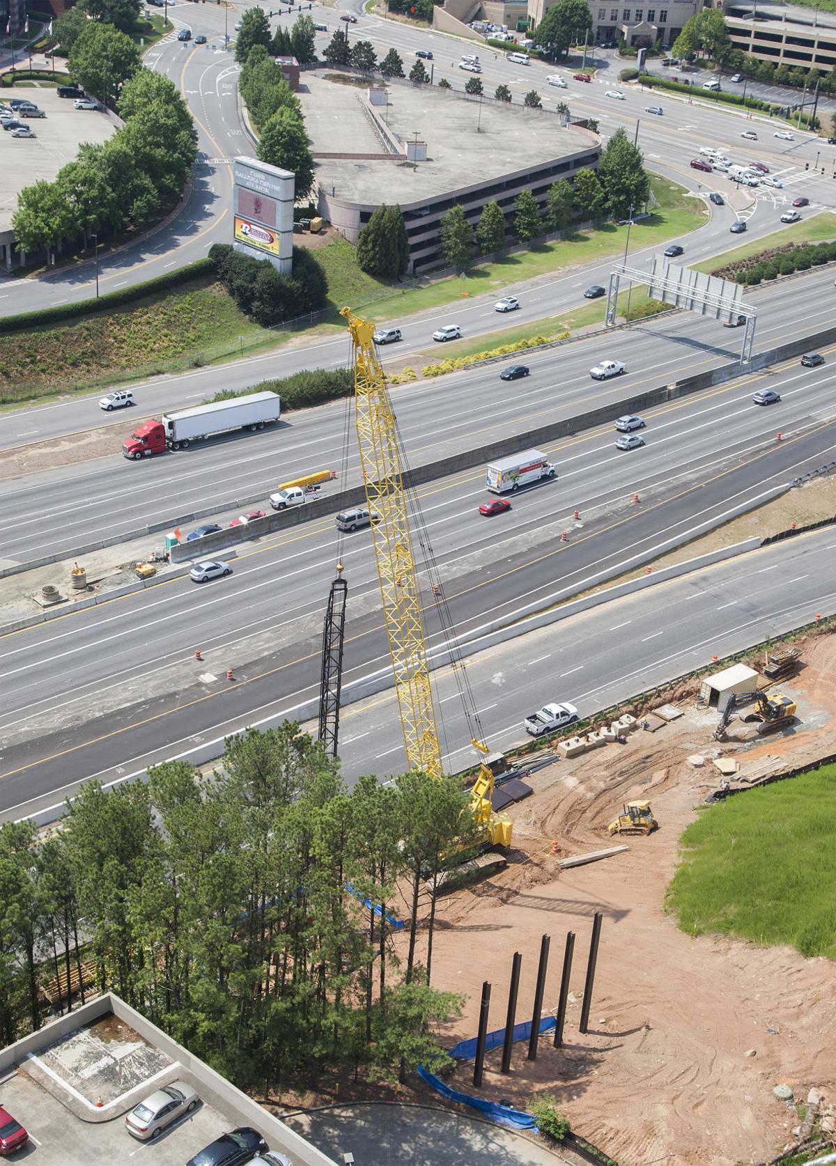 Construction on I-285 bridge to SunTrust Park underway | News ...