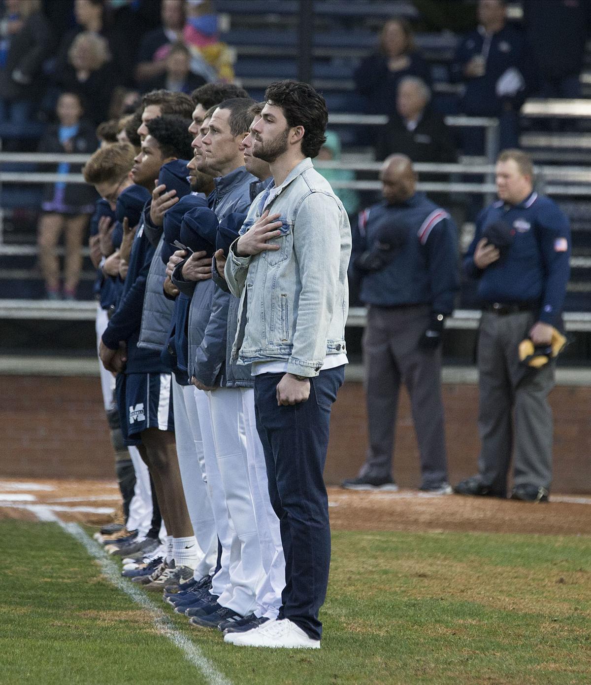 Atlanta Braves Dansby Swanson has his MHS 3 Retired Monday night at