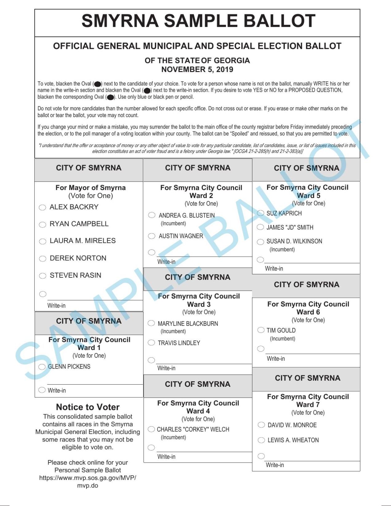 ma sample ballot