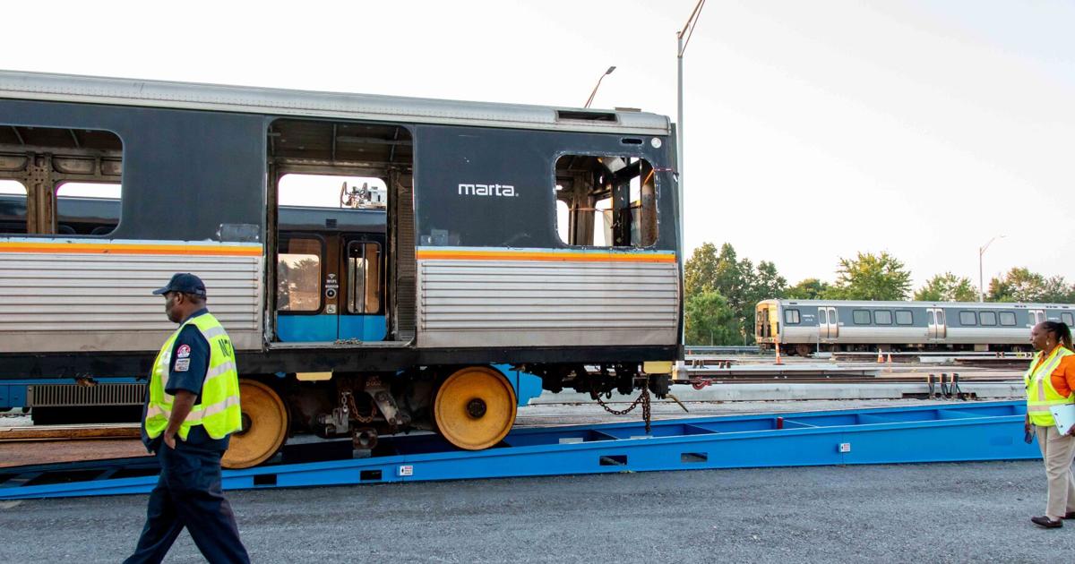 MARTA railcars head for Atlantic Ocean as part of reef project ...
