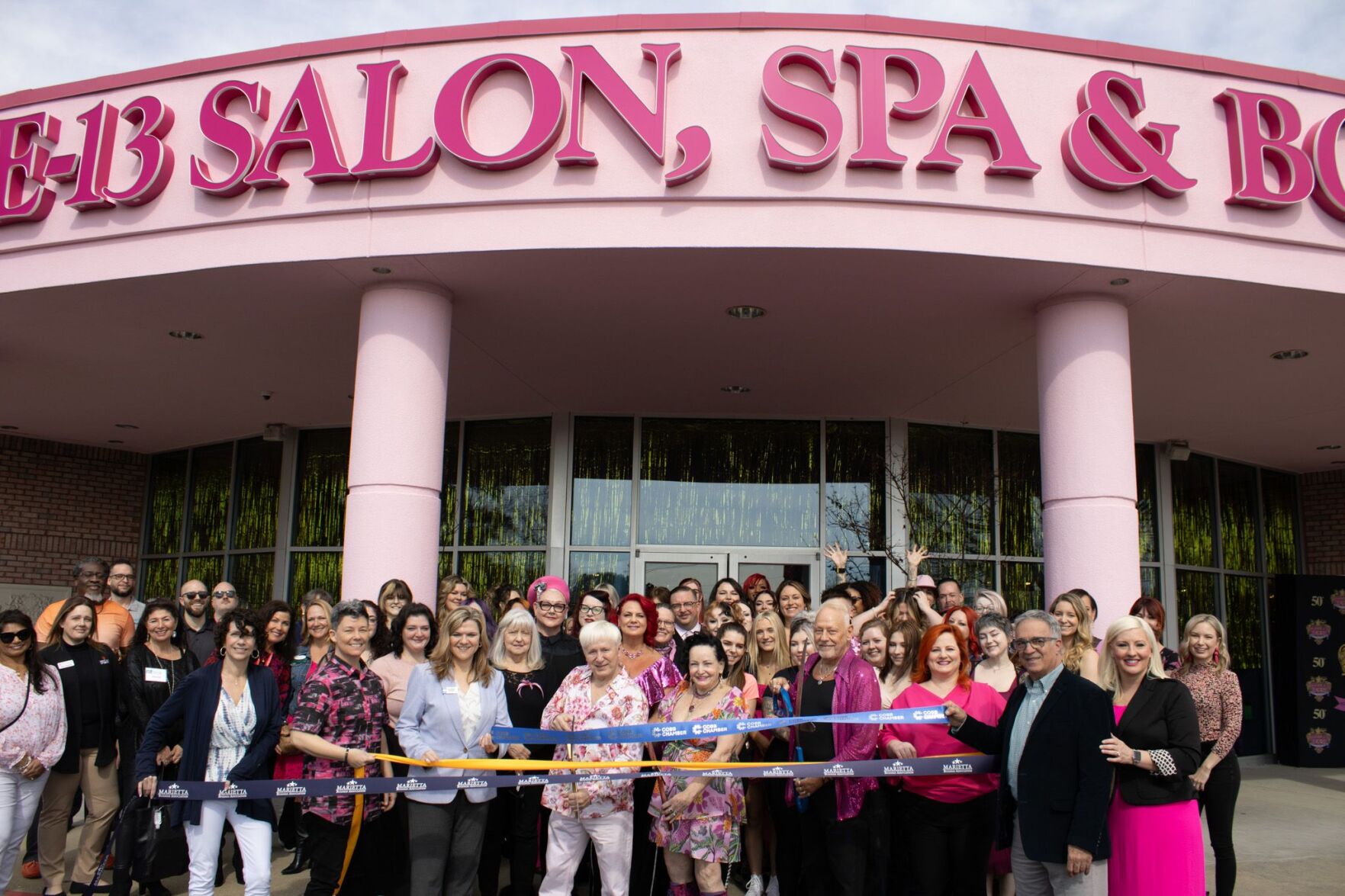 Three 13 Salon Spa Boutique Ribbon Cutting Celebrates 50 Years